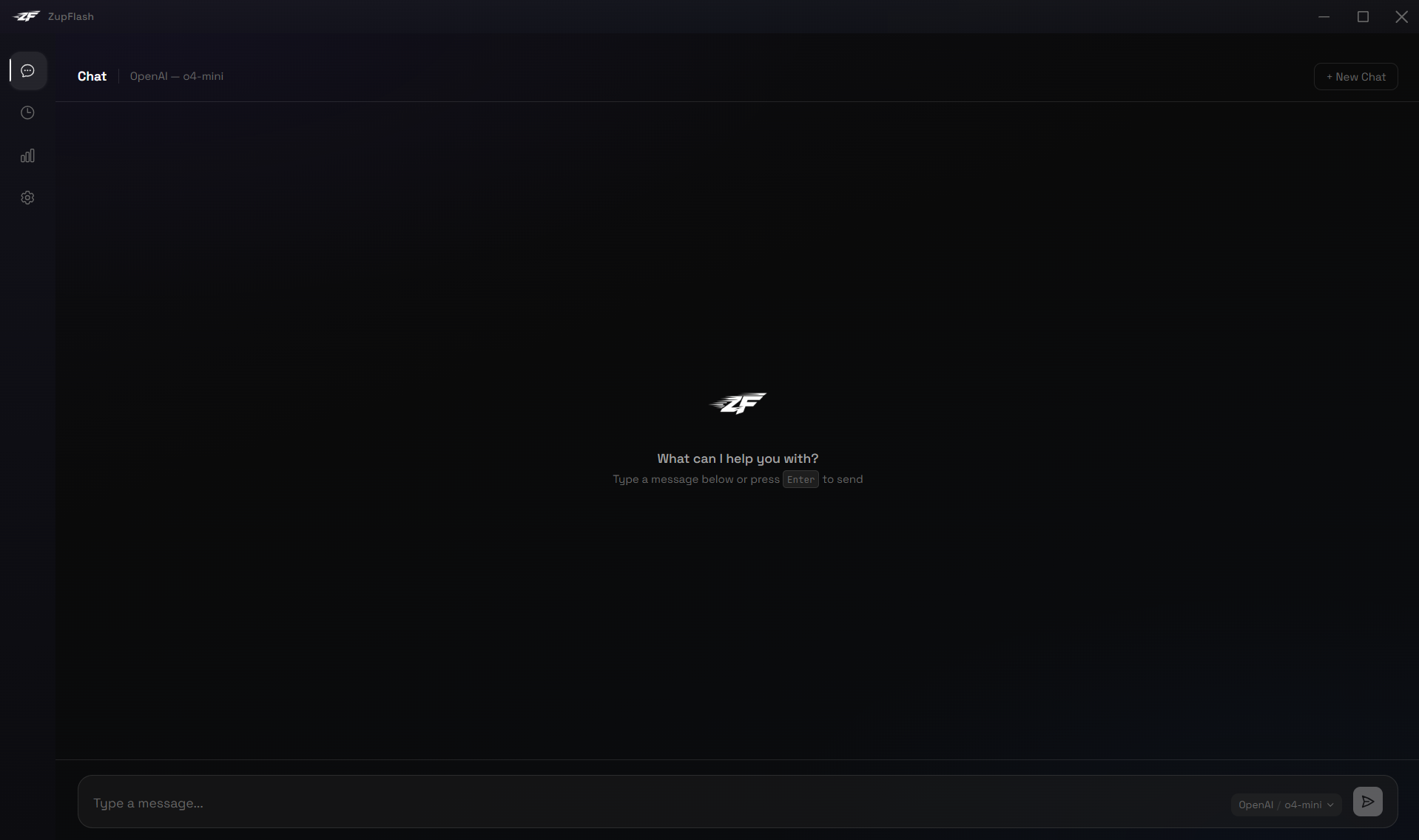 Chat page — full conversation view
